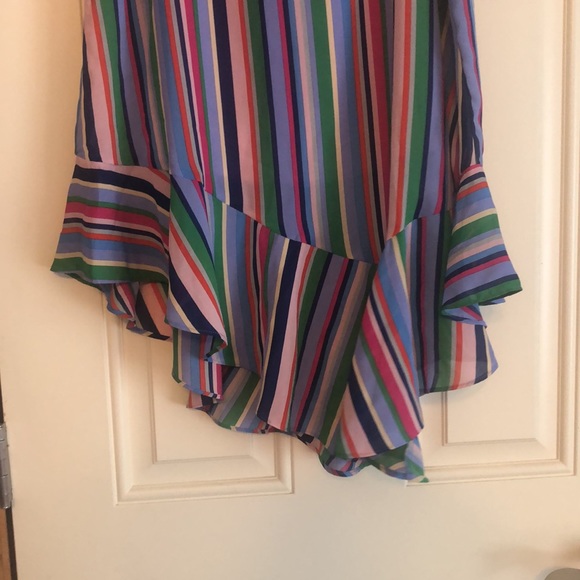 Multicolor asymmetrical skirt - Picture 2 of 8